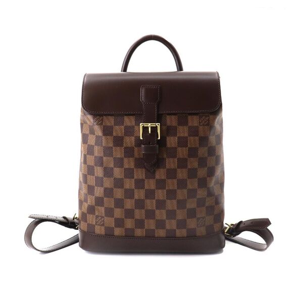 Louis Vuitton Damier Soho Backpack Rucksack Ebene - Picture 1 of 8